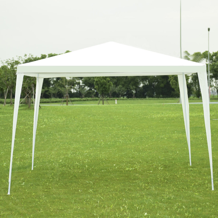 10 x 10 Feet Outdoor Wedding Party Canopy Tent for BackyardCostway Gallery View 6 of 7