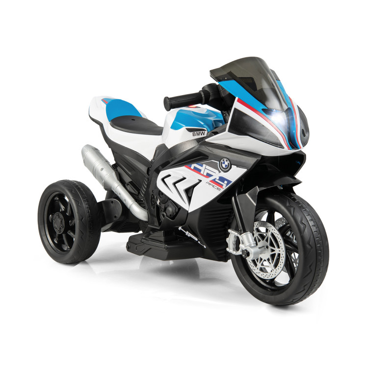 12V Licensed BMW Kids Motorcycle Ride-On Toy for 37-96 Months Old Kids-WhiteCostway Gallery View 1 of 9