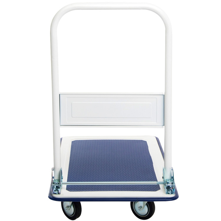 330 lbs Platform Cart Dolly Foldable Warehouse Push Hand TruckCostway Gallery View 2 of 13