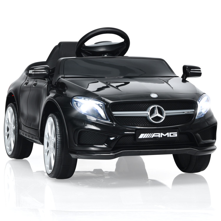 12V Electric Kids Ride On Car with Remote Control-BlackCostway Gallery View 1 of 10