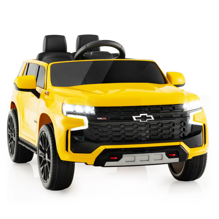 12V Kids Ride on Car with 2.4G Remote Control-YellowCostway Gallery View 1 of 10