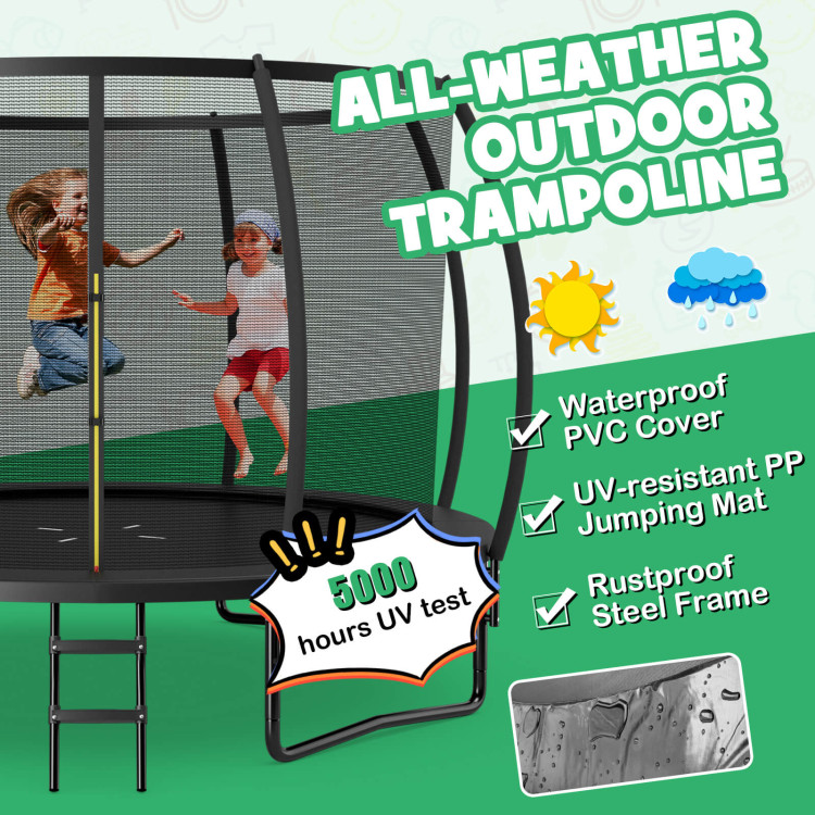 Costway Mini Rebounder Trampoline With Adjustable Hand Rail Bouncing Workout  Exercise : Target