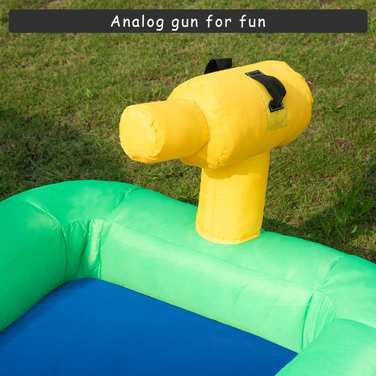 Inflatable Moonwalk Slide Bounce House with Storage BagCostway Gallery View 10 of 11