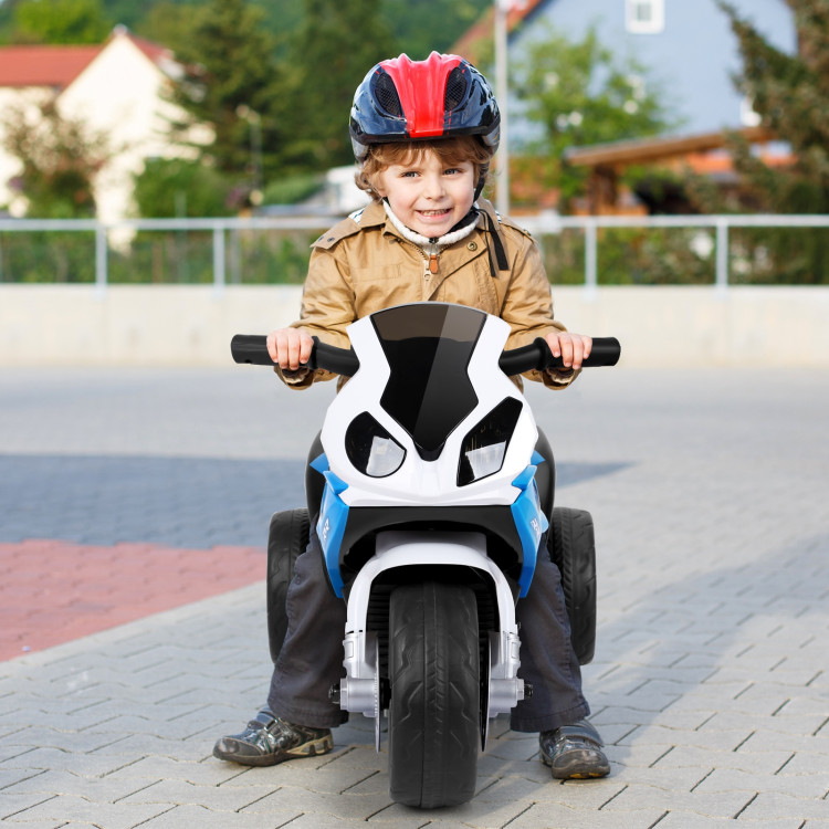 COSTWAY BMW Moto Electrique pour Enfants 6 V 4Ah 1 Place, Moto à 3 Roues 3