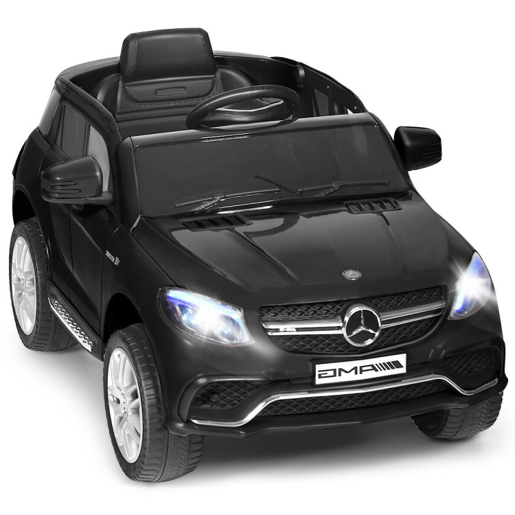 12V Mercedes Benz GLE Licensed Kids Ride On Car-BlackCostway Gallery View 1 of 12