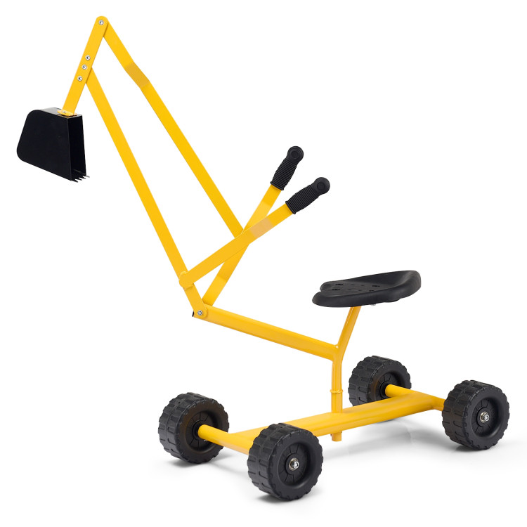 Heavy Duty Steel Frame Kid Ride-on Sand DiggerCostway Gallery View 1 of 8