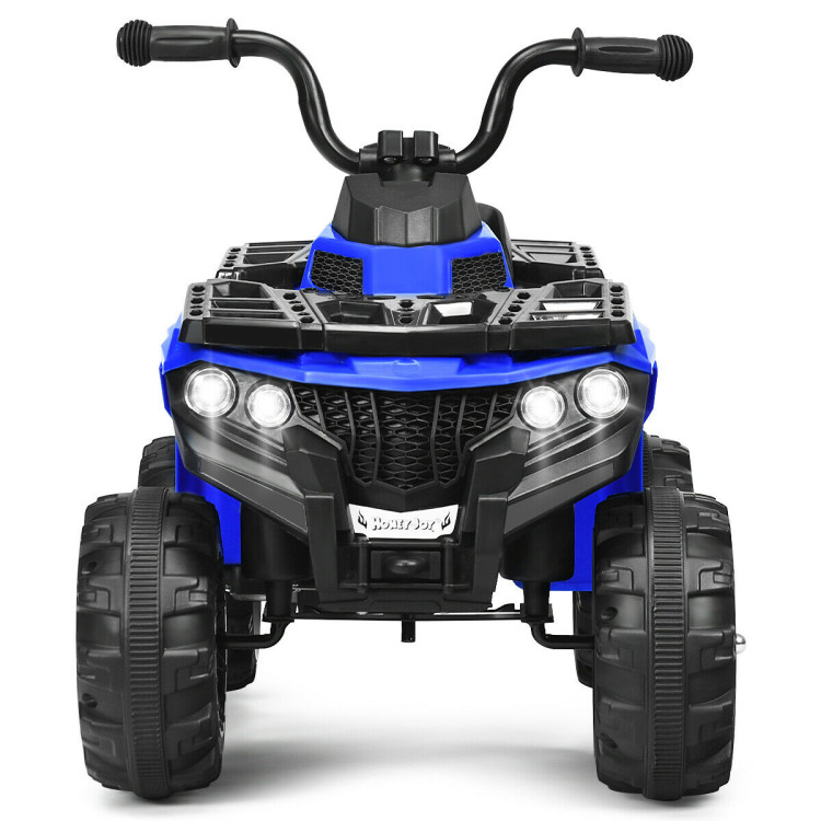 6V Battery Powered Kids Electric Ride on ATV-BlueCostway Gallery View 8 of 11
