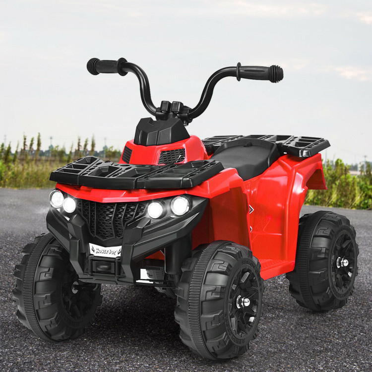 6V Battery Powered Kids Electric Ride on ATV - Costway