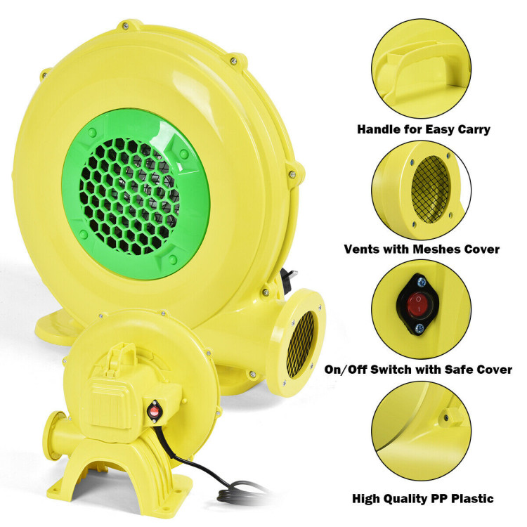 480 W 0.6 HP Air Blower Pump Fan for Inflatable Bounce HouseCostway Gallery View 8 of 11