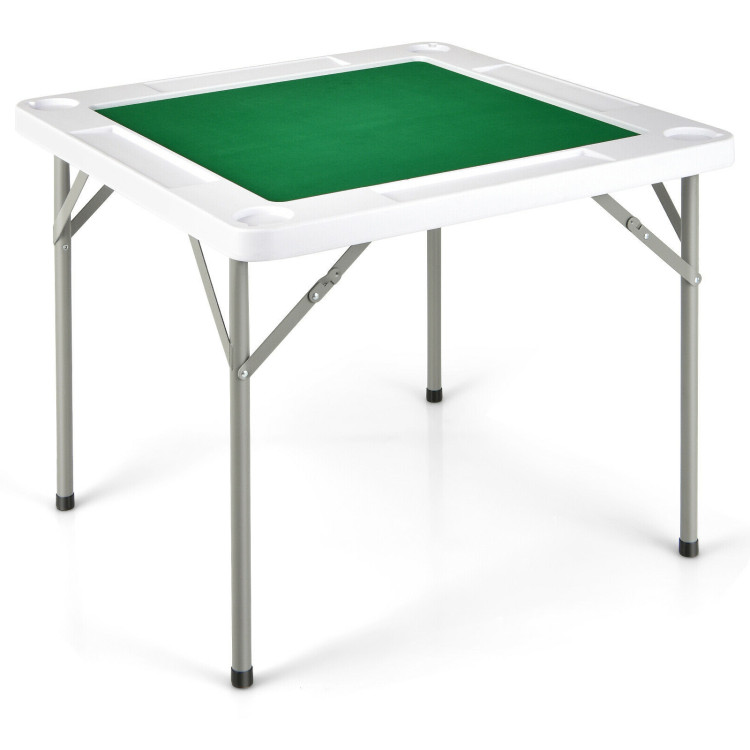 4-Player Mahjong Game Table with Iron FrameCostway Gallery View 1 of 10