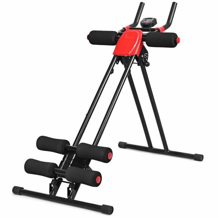 Abdominal Workout Equipment with LCD Monitor for Home GymCostway Gallery View 3 of 13
