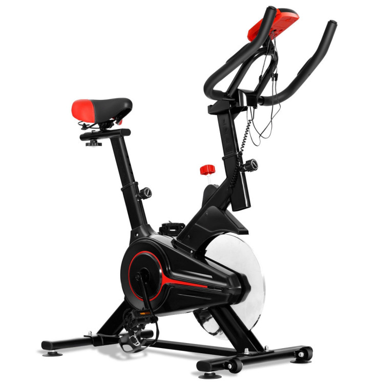 Stationary Indoor Sports Bicycle with Heart Rate Sensor and LCD DisplayCostway Gallery View 1 of 14
