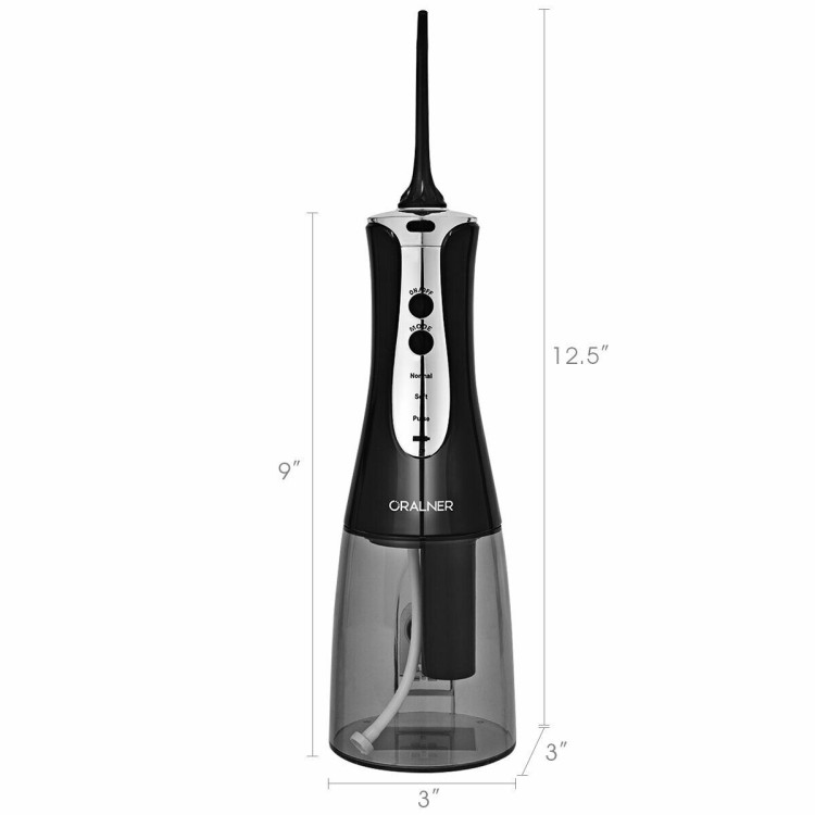 Rechargeable Water Portable Flosser with 2 NozzleCostway Gallery View 10 of 10