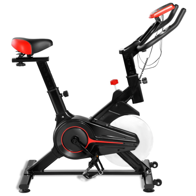 Stationary Indoor Sports Bicycle with Heart Rate Sensor and LCD DisplayCostway Gallery View 7 of 14
