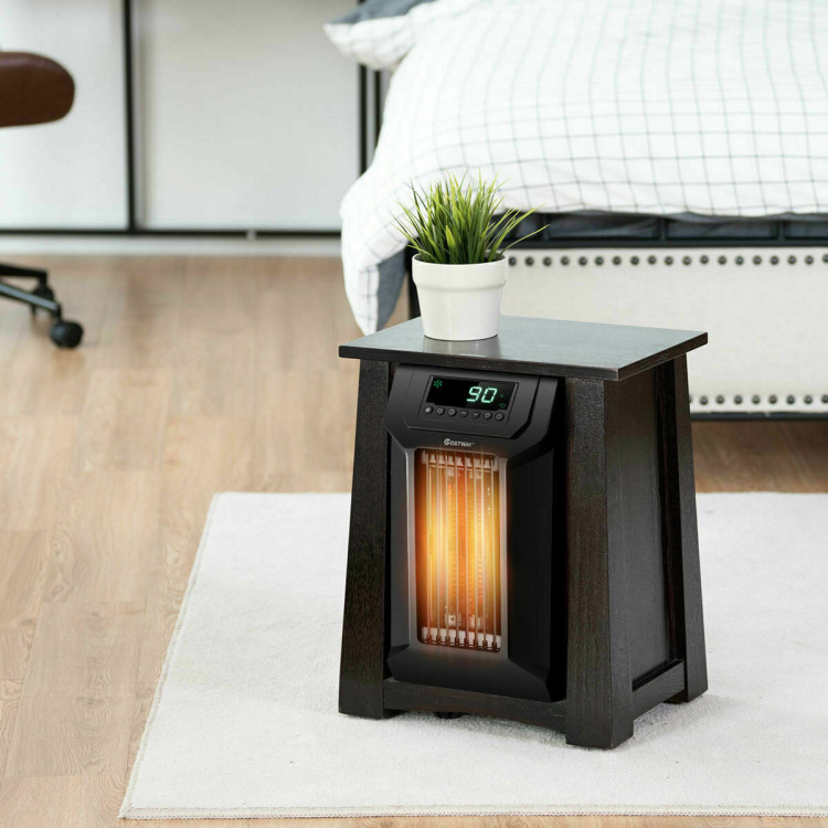 Space Heater, 1500W Flameless Portable Heater With 12 Hour Timer