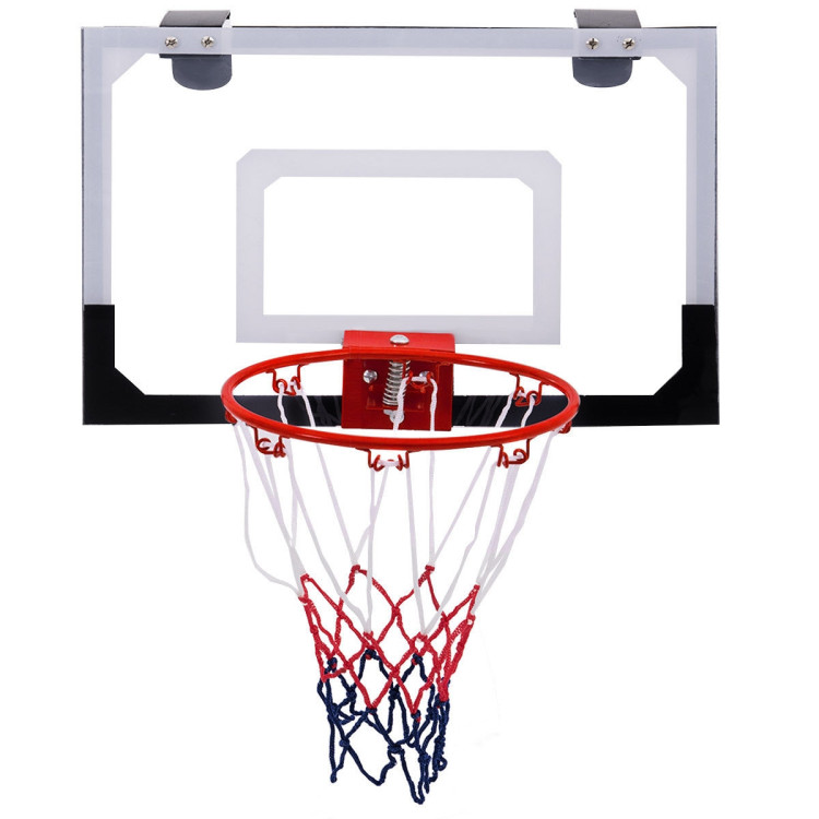 Over-The-Door Mini Basketball Hoop Includes Basketball & Hand PumpCostway Gallery View 6 of 10