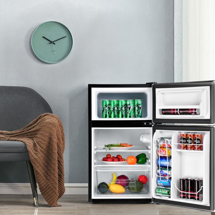 3.2 cu ft. Compact Stainless Steel Refrigerator - Refrigerators - Kitchen  Appliances - Kitchen & Dining - Home & Garden - Costway