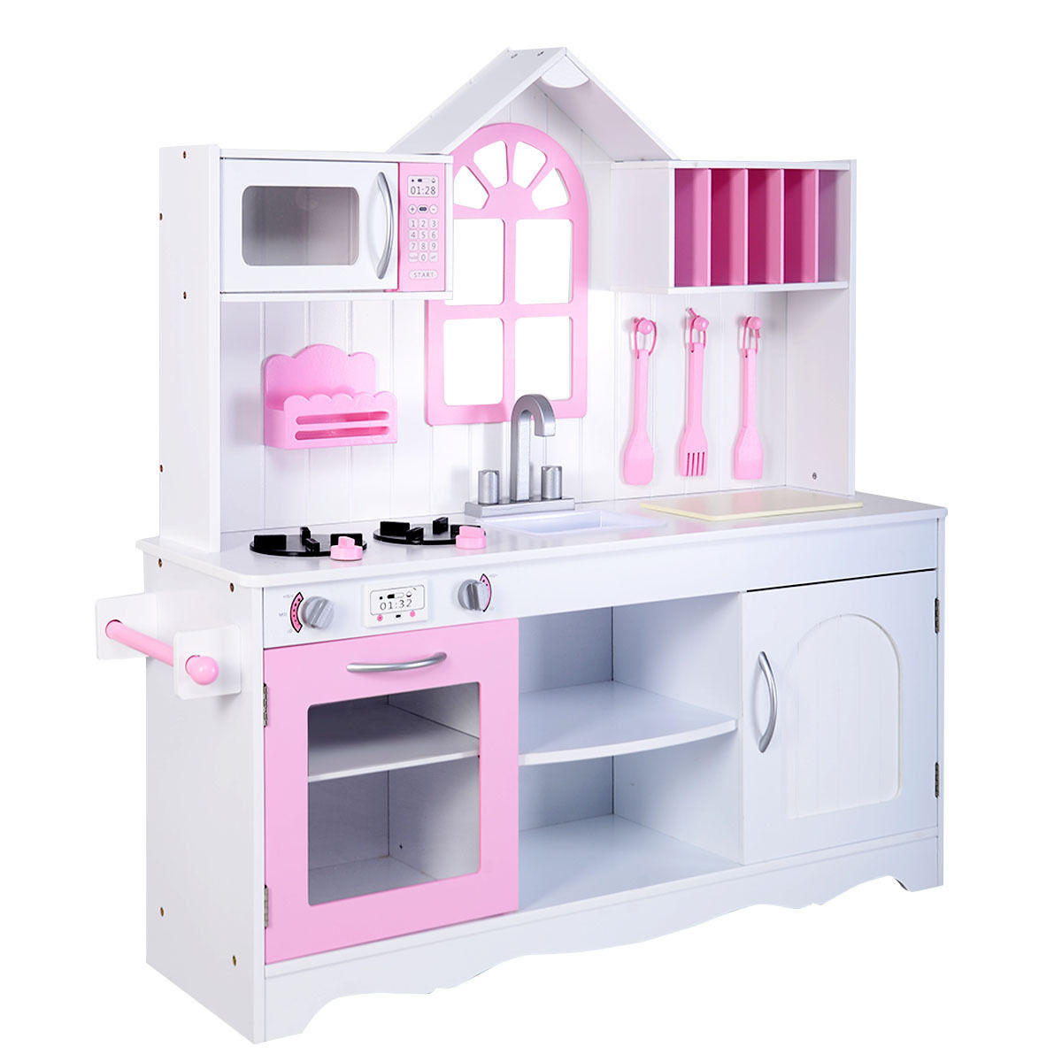wooden kitchen set for girls