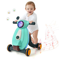 2 in 1 Baby Sit to Stand Learning Walker with Lights and Sounds