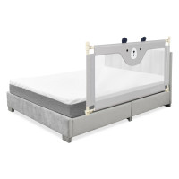 57 Inches Bed Rail for Toddlers with Double Lock