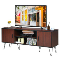 59 Inches Retro Wooden TV Stand for TVs up to 65 Inches