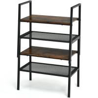 4-Tier Storage Stackable Shoe Shelf Display Rack for Home