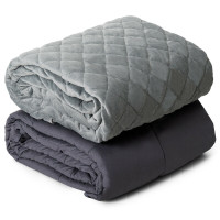25 lbs Weighted Blanket with Soft Crystal Cover