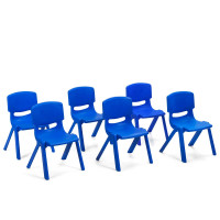 6-pack Kids Plastic Stackable Classroom Chairs