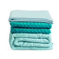 3 Piece 7lbs 41"x60" Heavy Weighted Blanket