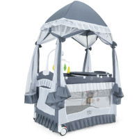 Portable Baby Playpen Crib Cradle with Carring Bag