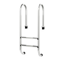 2-Step Swimming Pool Ladder Stainless Steel with Non-Slip Steps