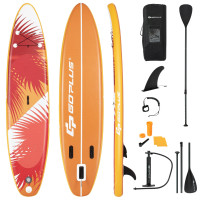 10.5 Feet Inflatable Stand Up board with Aluminum Paddle Pump