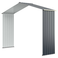 Outdoor Storage Shed Extension Kit for 9.1 Feet Shed