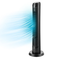 40 Inch Tower Fan with Remote 75˚ Oscillating Fan with 3 Wind Modes and 4 Wind Speeds