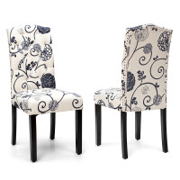 Set of 2 Tufted Upholstered Dining Chair