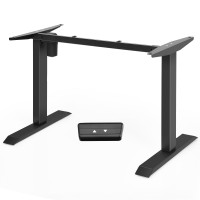 Electric Sit to Stand Adjustable Desk Frame with Button Controller