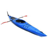 Single Sit-in Kayak Fishing Kayak Boat With Paddle and Detachable Rudder