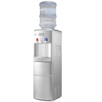 Freestanding Top Loading Water Dispenser with Built-In Ice Maker