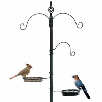 Multi Feeder Hanging Kit with Bird Bath Tray and Hanging Hook