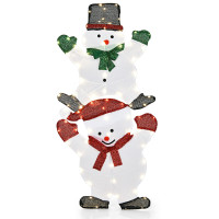 54 Inch Snowman Xmas Decorations with UL Certified Plug