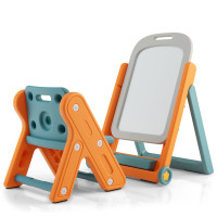 Kids Height Adjustable Art Easel Set with Chair