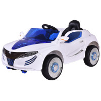 12 V Kids Remote Control Opening Doors Riding Car w/ LED Lights