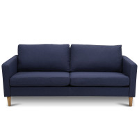 Upholstered Modern Fabric Love Seat Sofa