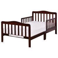 Baby Toddler Wooden Bed with Safety Rails