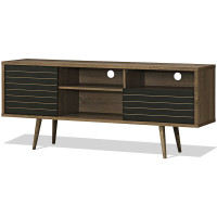 Modern TV Stand with 3 Shelves Storage Drawer