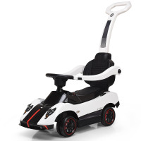 2-in-1 Electric Kids Ride On Push Around Car