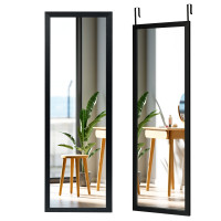 Wood Frame Full Length Hanging Mirror