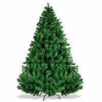 Premium Artificial Hinged PVC Christmas Tree with Metal Stand