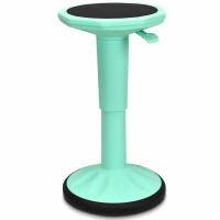Adjustable Active Learning Stool Sitting Home Office Wobble Chair with Cushion Seat