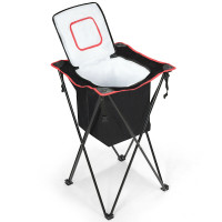 Portable Tub Cooler with Folding Stand and Carry Bag